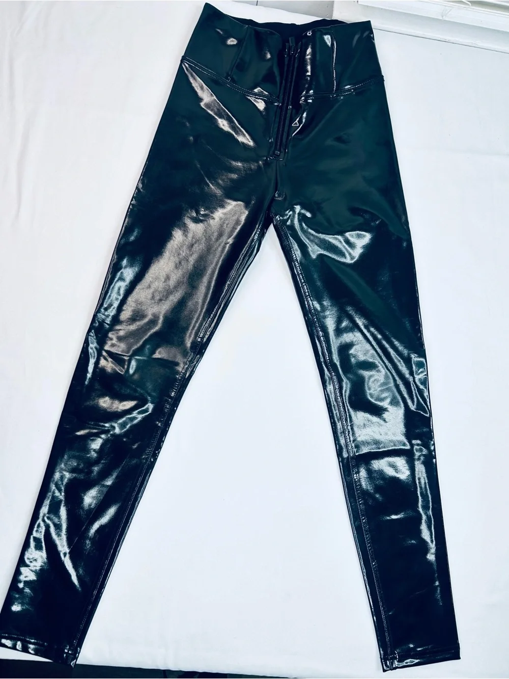 Freddy Women’s Glossy Black Skinny Jeans - Picture 1 of 3